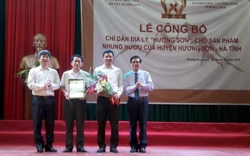 Công bố chỉ dẫn địa lý nhung hươu Hương Sơn